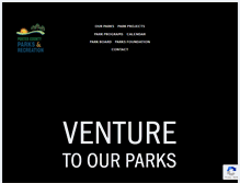 Tablet Screenshot of portercountyparks.org